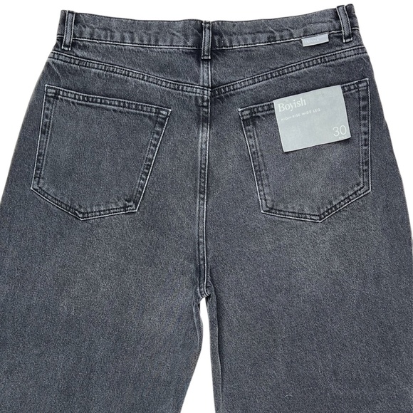 NWT Boyish The Charley High Rise Wide Leg Jeans Size 30 - Picture 13 of 15